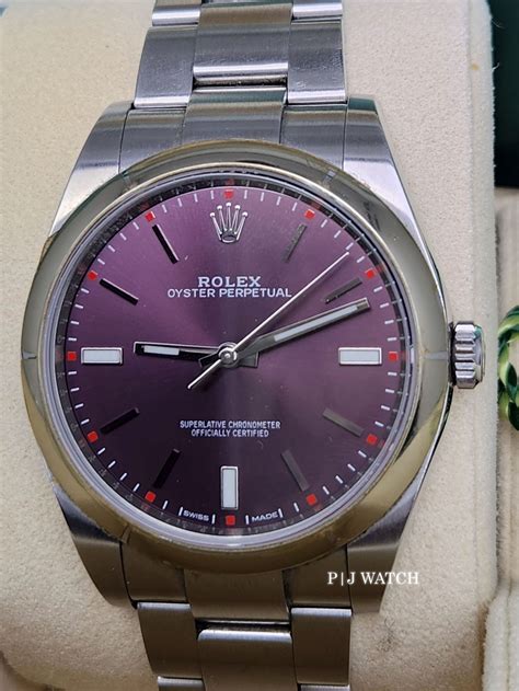 is the rolex 114300 red grape for men|Rolex oyster perpetual dial.